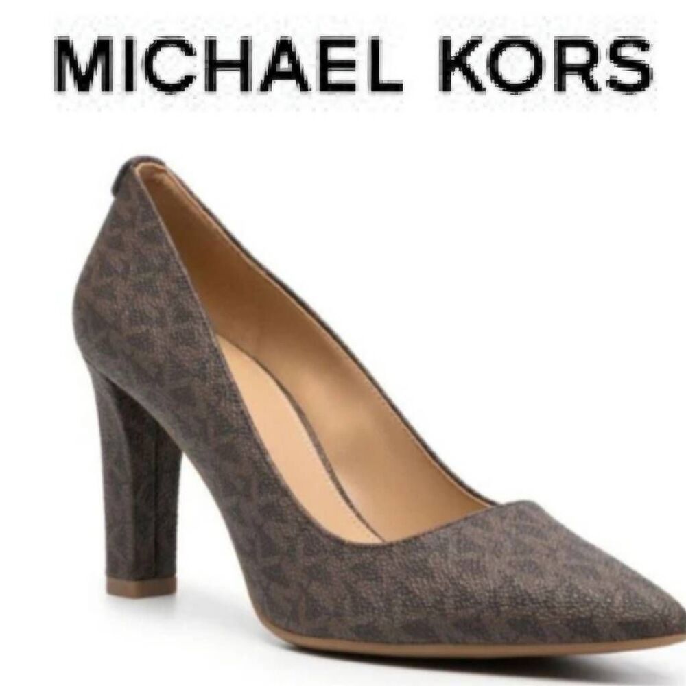 Michael Kors Milly 80mm Leather Pumps